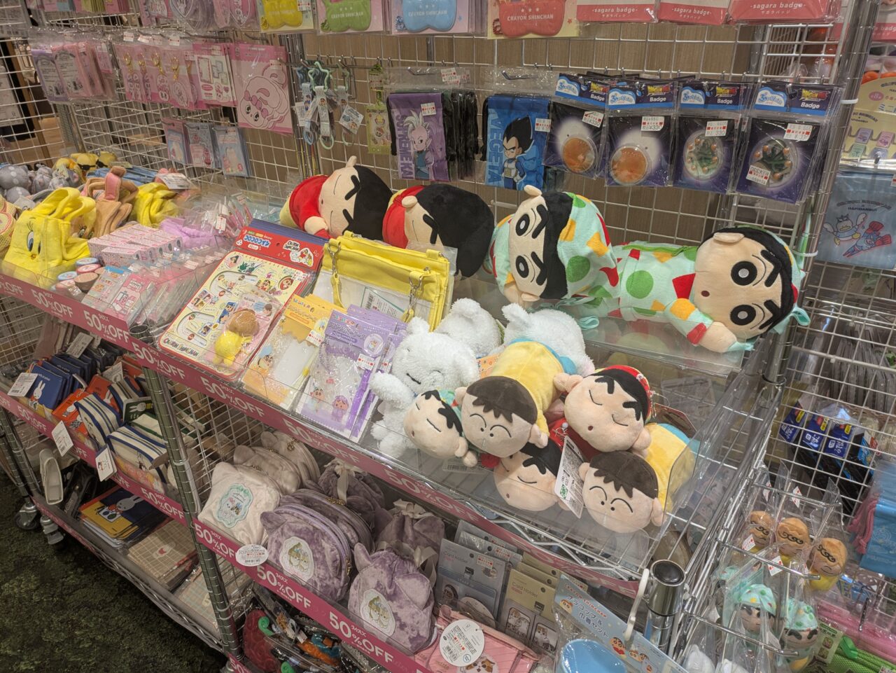 ひばりが丘パルコ内のキャラクターストア