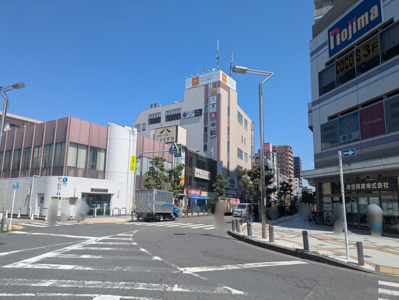 田無駅北口駅前交差点