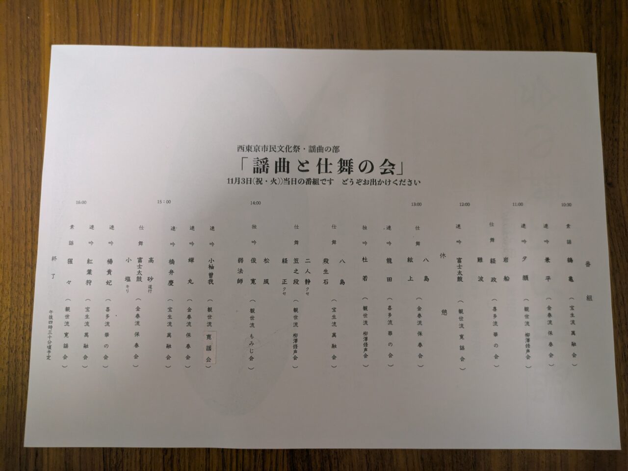 西東京市民文化祭